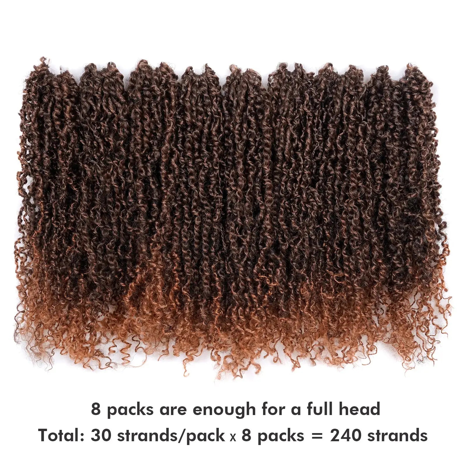 Toyotress Mini Yanky Twist Braiding Hair Short Passion Twist Crochet Braids Synthetic Hair Extensions